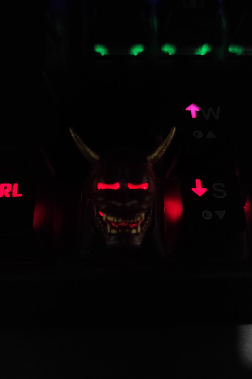 قیمت دکمه کیبورد مکانیکی مدل ماسک سامورایی هانیا