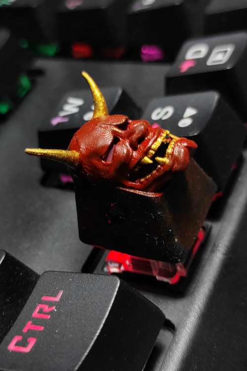 خرید و قیمت دکمه کیبورد مکانیکی مدل ماسک سامورایی هانیا