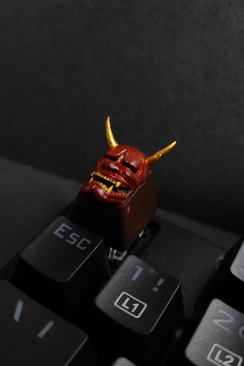 قیمت و خرید کیکپ مکانیکی مدل ماسک سامورایی هانیا