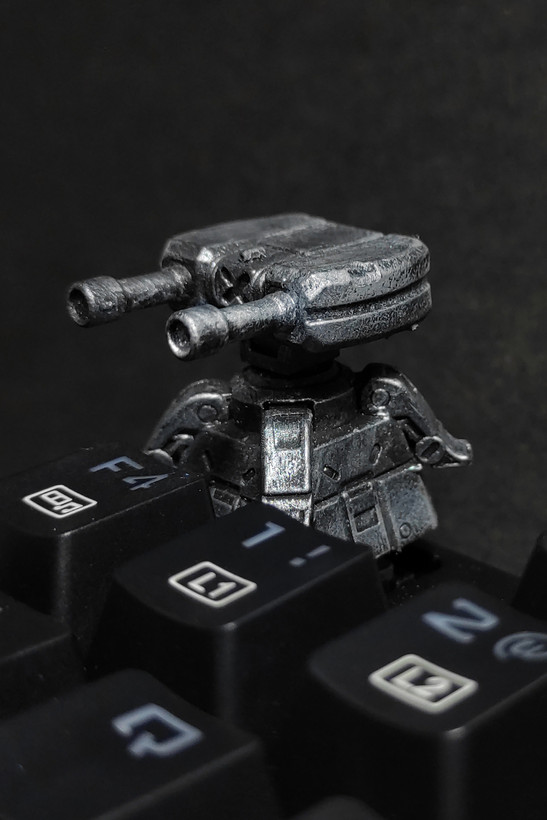 دکمه کیبورد مکانیکی مدل تفنگ دو لول استاروارز