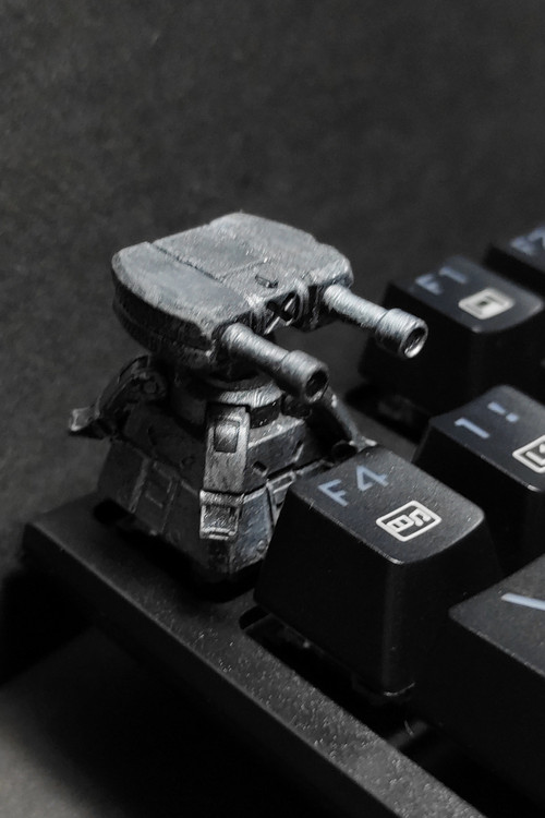 قیمت و خرید دکمه کیبورد مکانیکی مدل تفنگ دو لول استاروارز