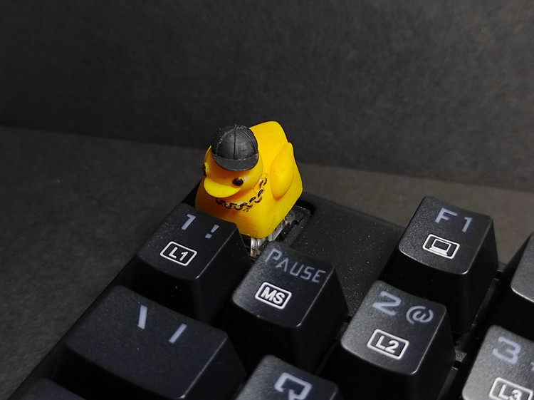 خرید و قیمت دکمه کیبورد مکانیکی مدل اردک گنگ