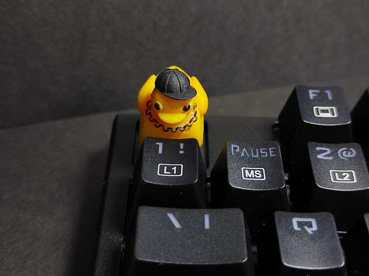 قیمت دکمه کیبورد مکانیکی مدل اردک گنگ